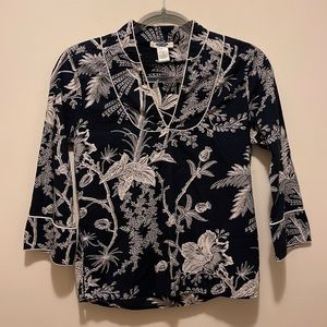 100% cotton Asian inspired shirt size S